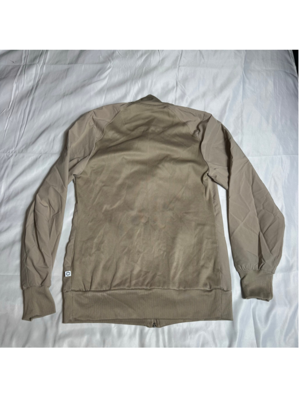 Women's Cherokee Infinity Zip-Up Jacket Size M Beige - Picture 5 of 7